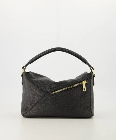 Lexi Tas Leer Zwart T306