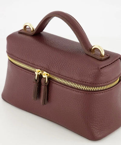 Lori Tas Classic Grain Burgundy T313