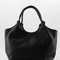 Lou Medium Tas Classic Grain Zwart T314