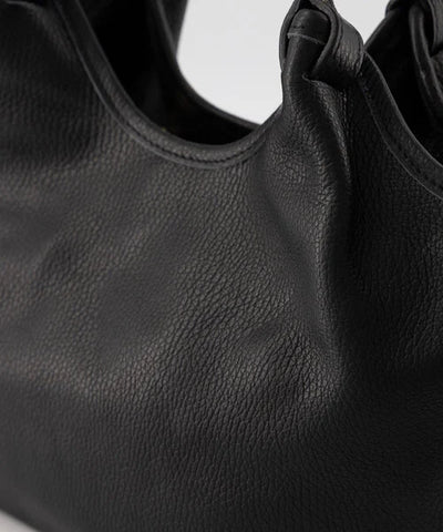 Lou Medium Tas Classic Grain Zwart T314