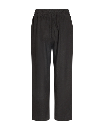 Freequent Linnen Lava Broek Enkellengte zwart