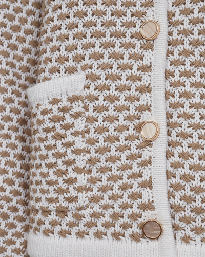 Freequent Cotla Vest offwhite silver mink