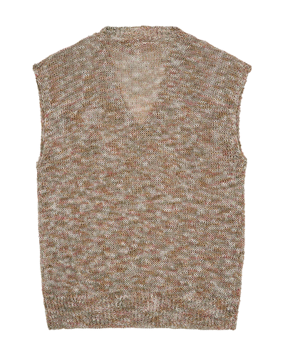 Freequent Balter Gilet moonbeam w. deep lichen green