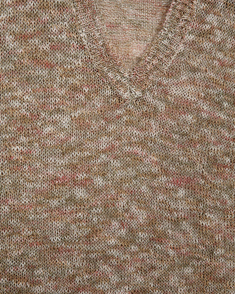 Freequent Balter Gilet moonbeam w. deep lichen green