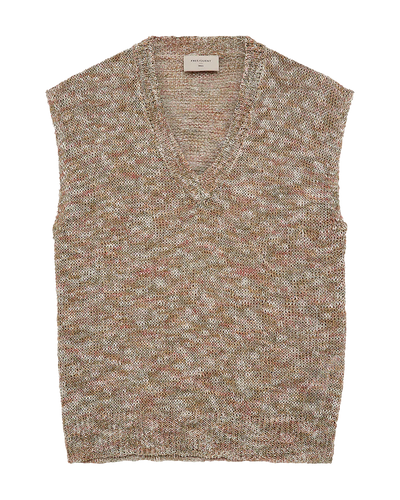 Freequent Balter Gilet moonbeam w. deep lichen green