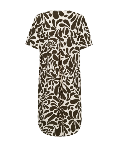 Freequent Floi Jurk moonbeam/coffee bean