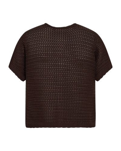 Freequent Tota Cardigan coffee bean