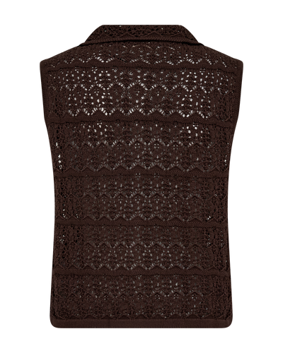 Freequent Fraya Waistcoat coffee bean