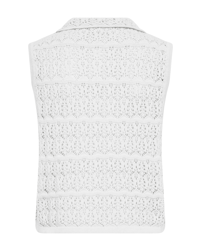 Freequent Fraya Waistcoat brilliant white