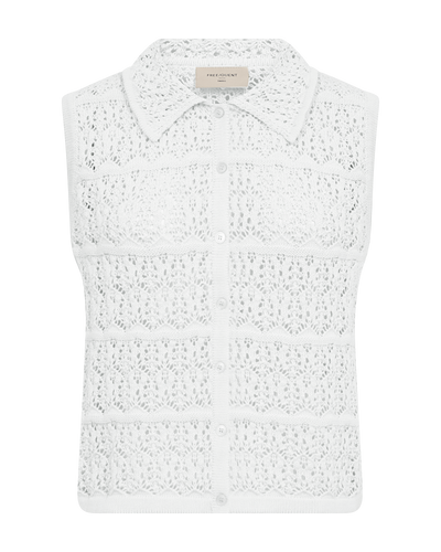Freequent Fraya Waistcoat brilliant white