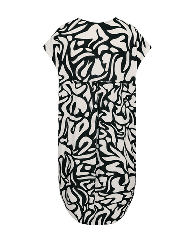 Freequent Floi Jurk black w. moonbeam