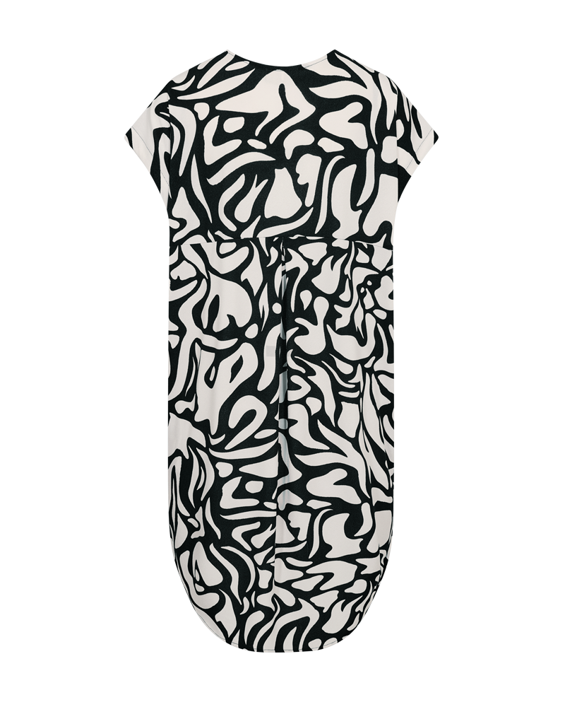 Freequent Floi Jurk black w. moonbeam