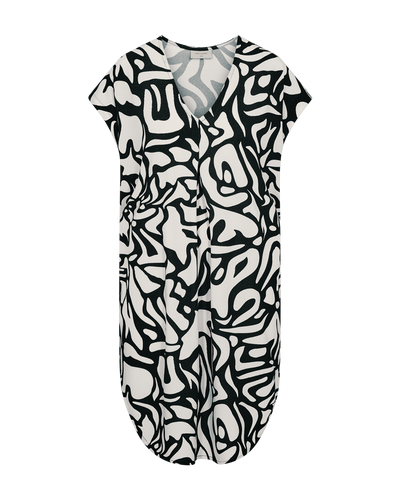 Freequent Floi Jurk black w. moonbeam