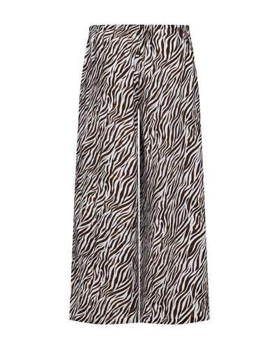 Freequent Mele Broek brilliant white w. coffee bean