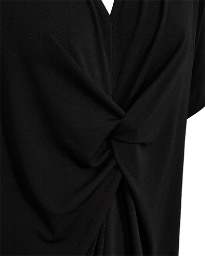 Freequent Floi Jurk Knot zwart