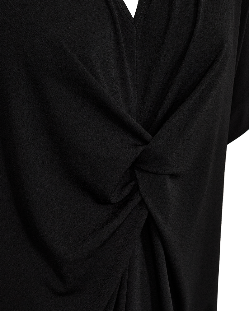 Freequent Floi Jurk Knot zwart