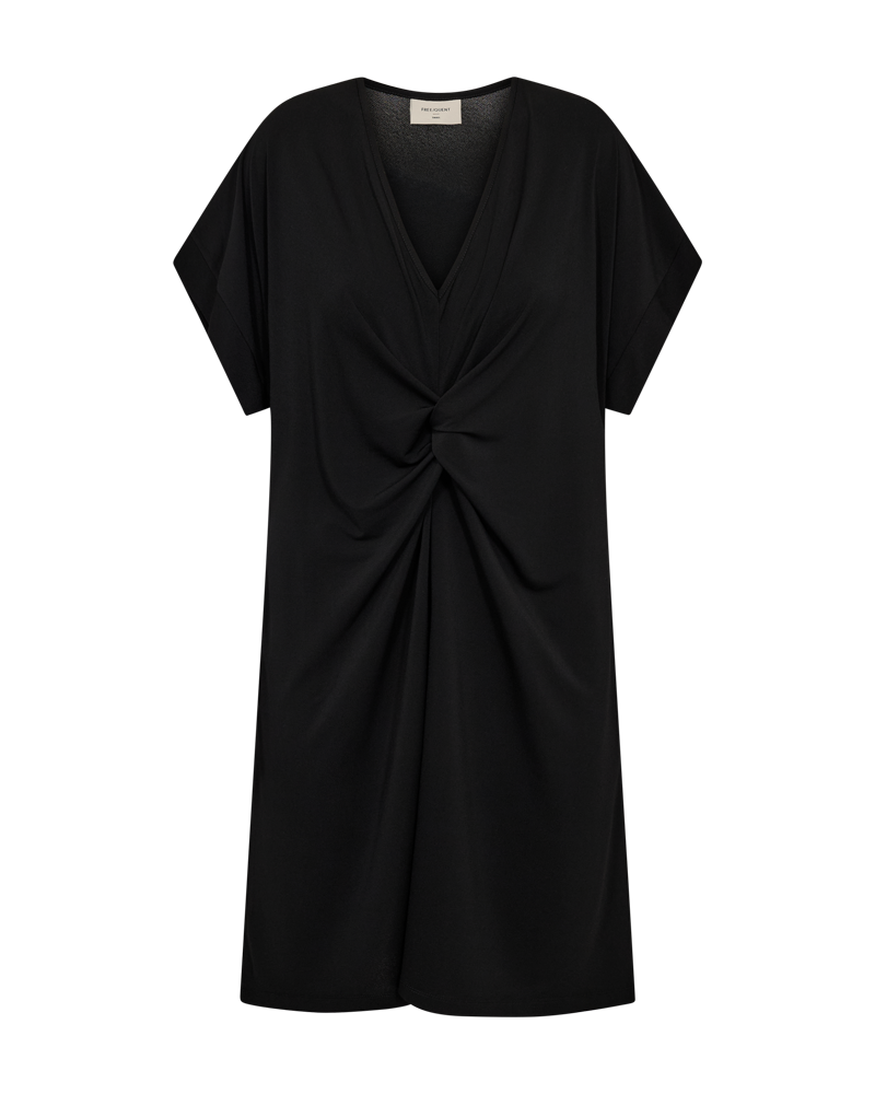 Freequent Floi Jurk Knot zwart