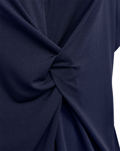 Freequent Floi Jurk Knot donkerblauw