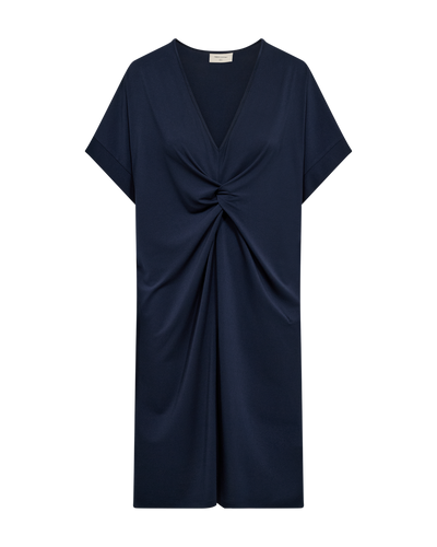 Freequent Floi Jurk Knot donkerblauw