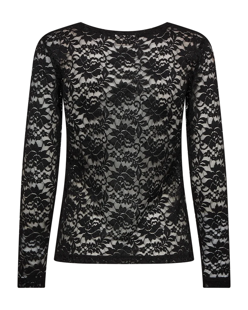 Freequent Donna Tee Mesh black