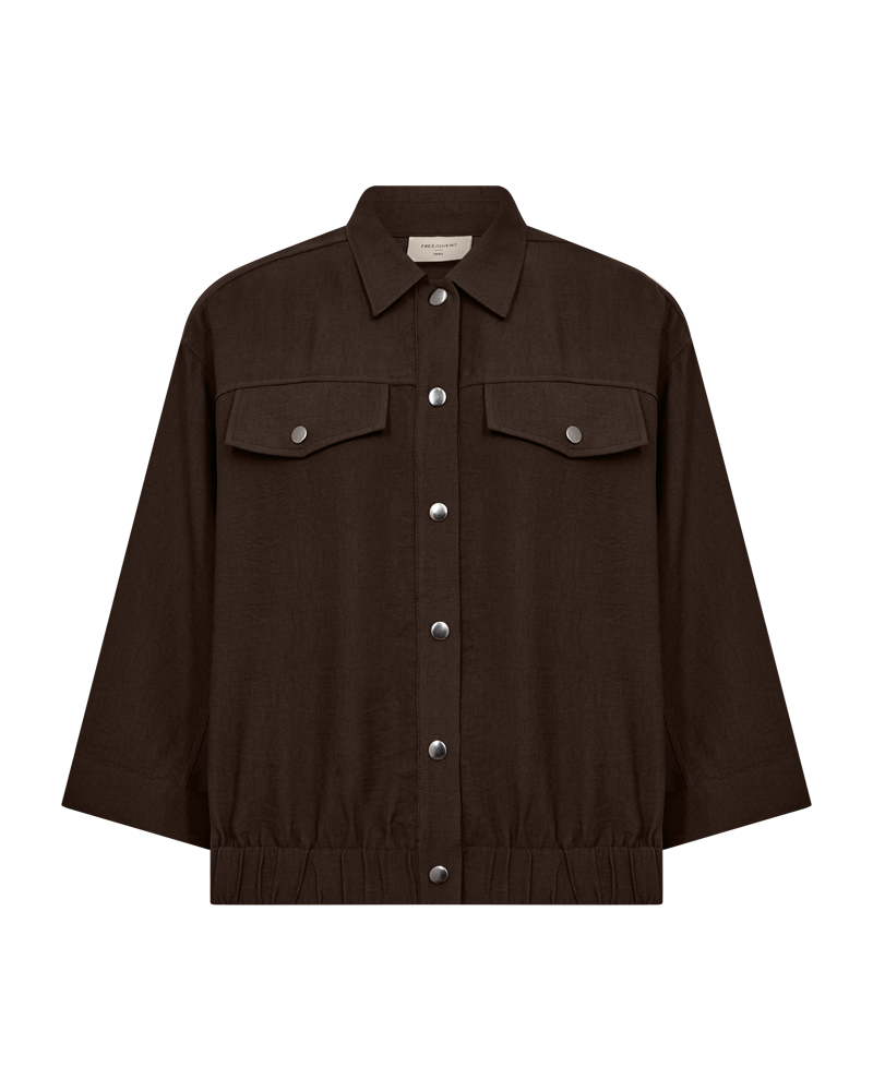 Freequent Riva Blouse mole brown