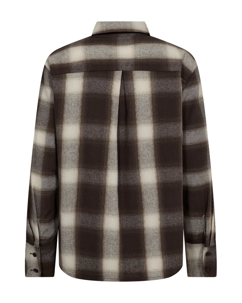 Freequent Erino Check Shirt Mole w. Morel