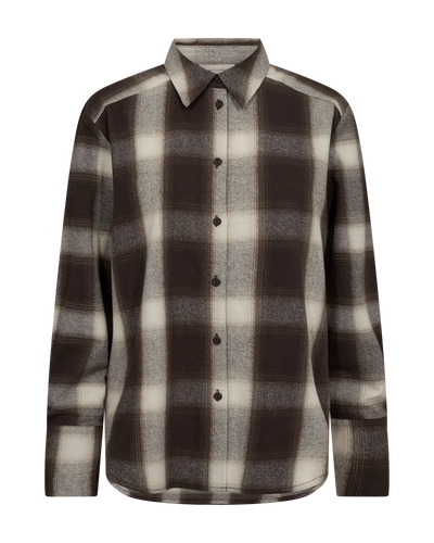 Freequent Erino Check Shirt Mole w. Morel