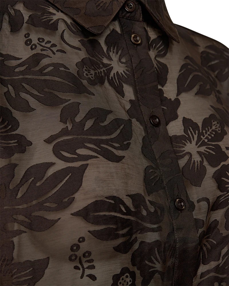 Freequent Simme Shirt mole brown