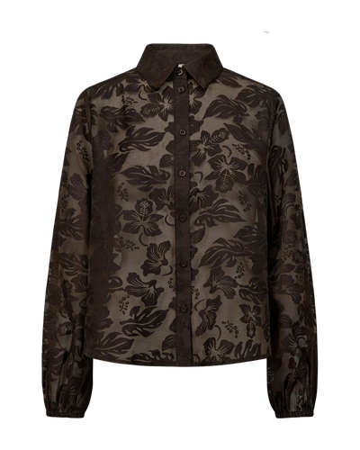 Freequent Simme Shirt mole brown