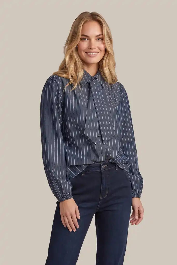 G-Maxx Fionn Blouse denim light grey