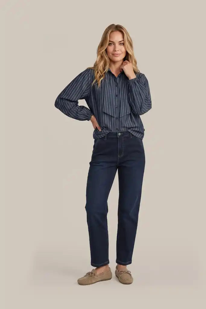 G-Maxx Lilja Barrel Jeans dark denim