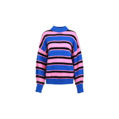 Fluresk Samla Knit Sweater blue quartz/lipgloss