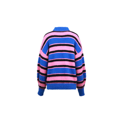 Fluresk Samla Knit Sweater blue quartz/lipgloss