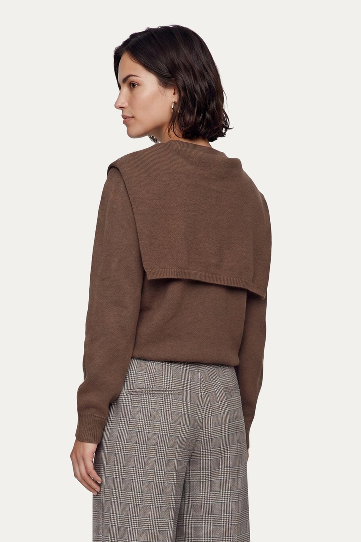 C&S Kimmie Knit Pullover dark walnut