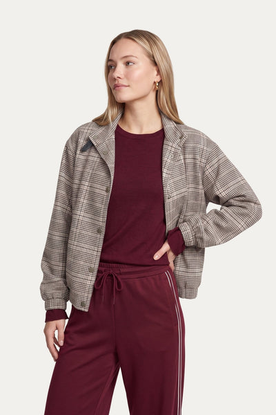 C&S Ima Jacket mulberry/black