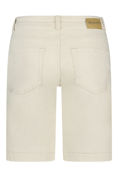 Red Button Bibette Short Denim Stripe sand