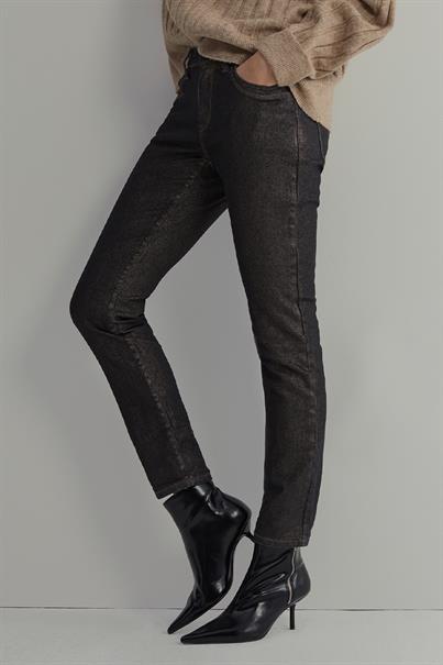 Red Button Laila Sparckle Regular Rise zwart/goud