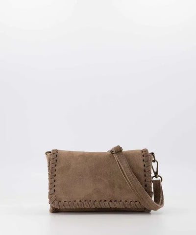 Romee Crossbody Tas Suede Taupe T340