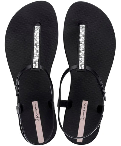 Ipanema Class Chic Slippers black crystal