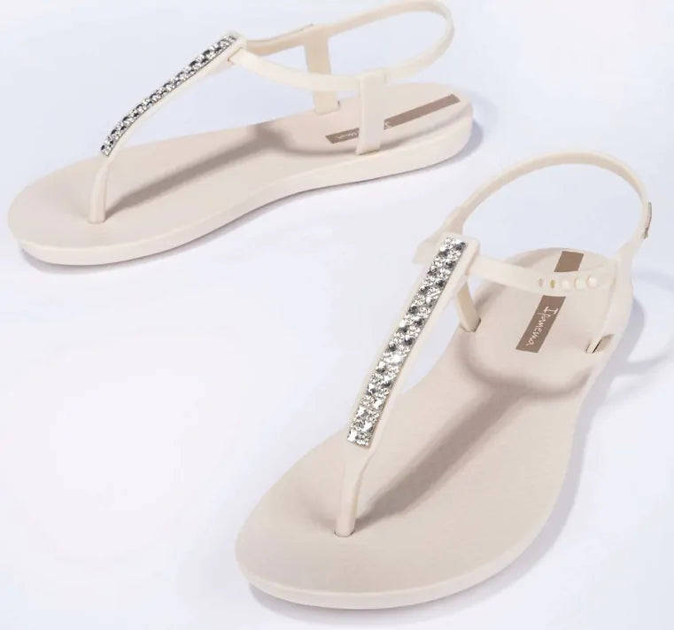 Ipanema Class Chic Slippers beige crystal