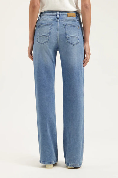 Florèz Sophie Straight Jeans Broek L33 royal blue