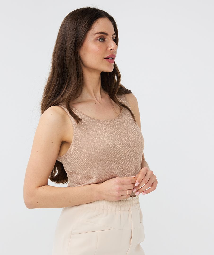 Esqualo Top  camisole lurex