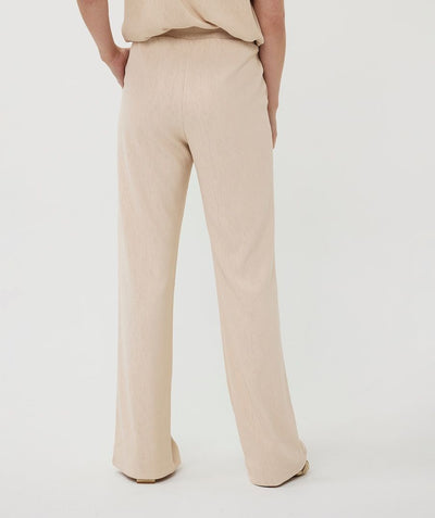Esqualo Trousers Fancy Crinkle light sand SP25.30017