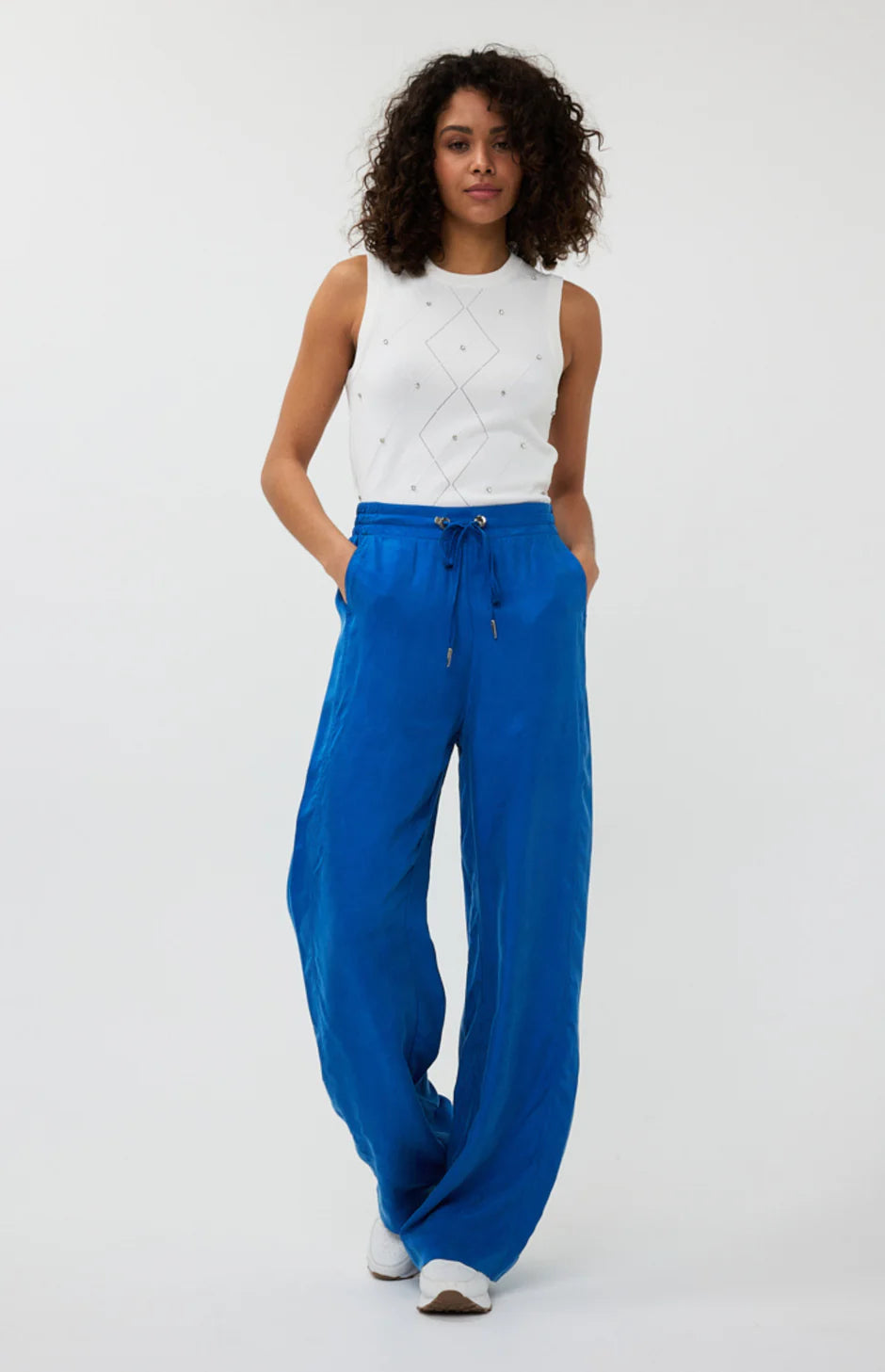 Esqualo knit Embellishment Off White SP25.07000