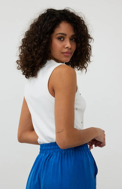 Esqualo knit Embellishment Off White SP25.07000