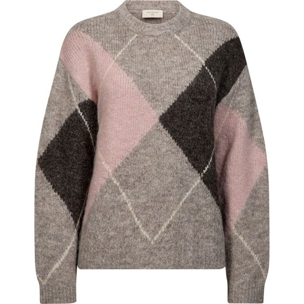 Freequent GrsLulu Pullover desert taupe/pale mauve