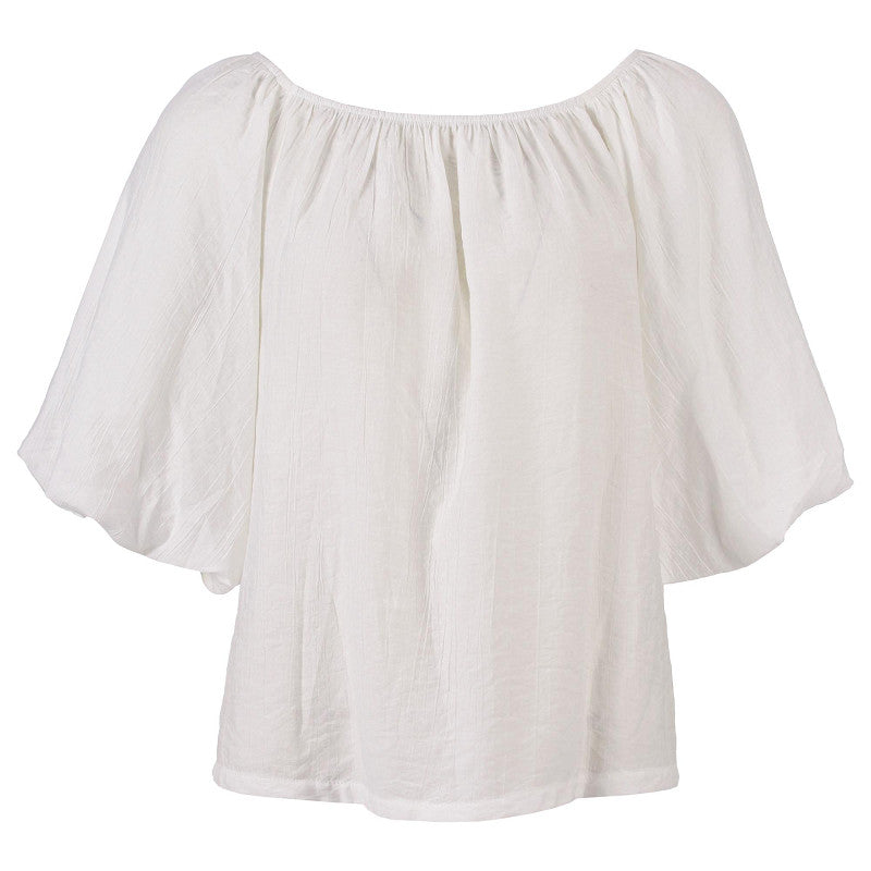 Enjoy Top uni raglan mouw 503062 Ecru