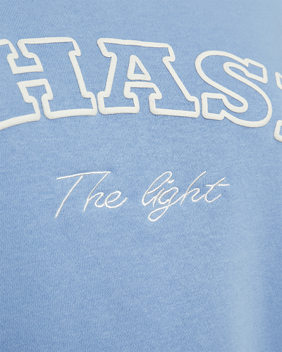 Freequent Kamela Pullover vista blue w. star off white