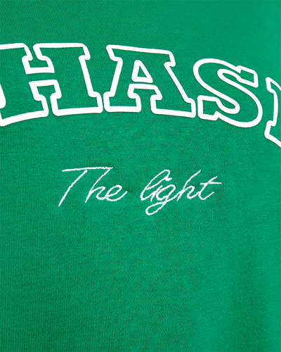 Freequent Kamela Pullover bright green w. star off white