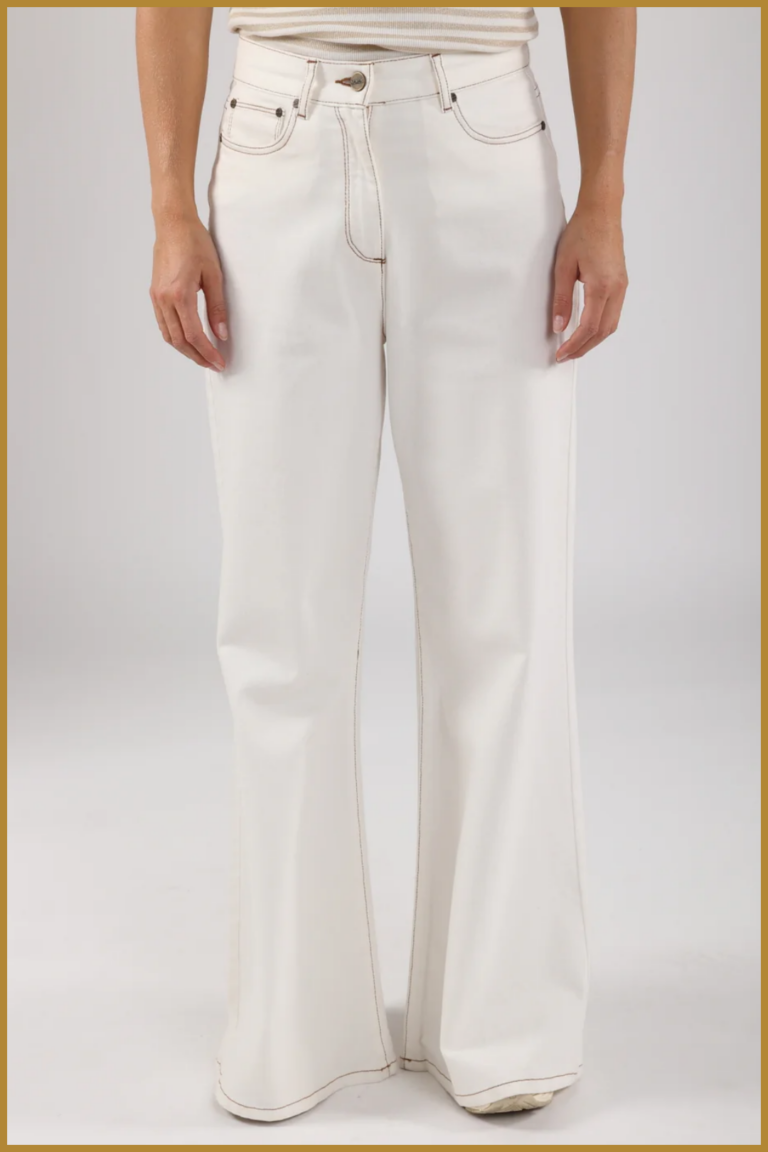 Nukus ruby  Broek off white